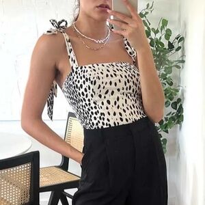 NEW Reformation Ellora Top Cheetah 2
